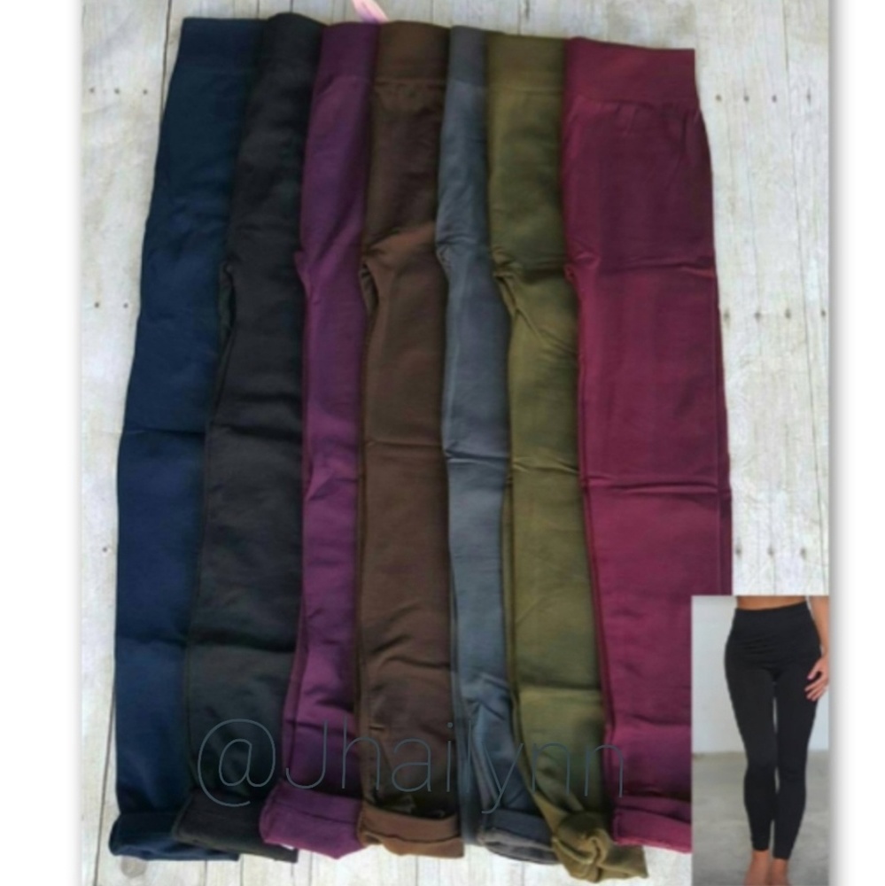 Fleece leggings YOU PICK THE COLOR